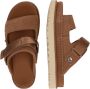 UGG dames sandaal Goldenstar Glide suede camel - Thumbnail 4