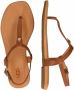 UGG MADEENA W Volwassenen Platte sandalen Kleur: Cognac - Thumbnail 9