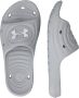 Under Armour Locker IV Charged badslippers grijs Rubber 37.5 - Thumbnail 6