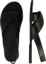 Vagabond Shoemakers Zwarte Leren Kruisband Sandaal Tia Black Dames - Thumbnail 2