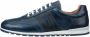 Van Lier Anzano leren sneakers blauw - Thumbnail 2
