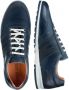 Van Lier Anzano leren sneakers blauw - Thumbnail 3