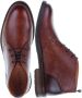 VANLIER Heren Veterschoenen Boston Cognac Bruin - Thumbnail 4
