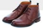 VANLIER Heren Veterschoenen Boston Cognac Bruin - Thumbnail 5