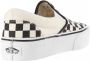 Vans Classic Slip-On Platform Sneakers Unisex Black And White Checker White - Thumbnail 4