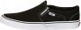 Vans Asher Canvas Heren Sneakers Black White - Thumbnail 5