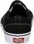 Vans Asher Canvas Heren Sneakers Black White - Thumbnail 6