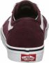 VANS Filmore Decon suède sneakers donkerrood wit - Thumbnail 10