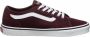 VANS Filmore Decon suède sneakers donkerrood wit - Thumbnail 11