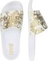 Versace Jeans Couture Witte Sandalen Levendig Ontwerp White Dames - Thumbnail 16