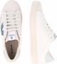 Victoria Contrast Leren Sneakers Grote Maten Blauw - Thumbnail 4