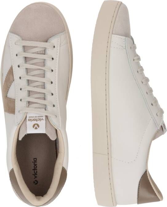 Victoria Dubbele sportschoenen van imitatieleer voor dames Tribu Sierra Beige Dames - Foto 3