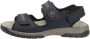 Waldläufer Blauwe Sandalen 372002 Blue Heren - Thumbnail 3