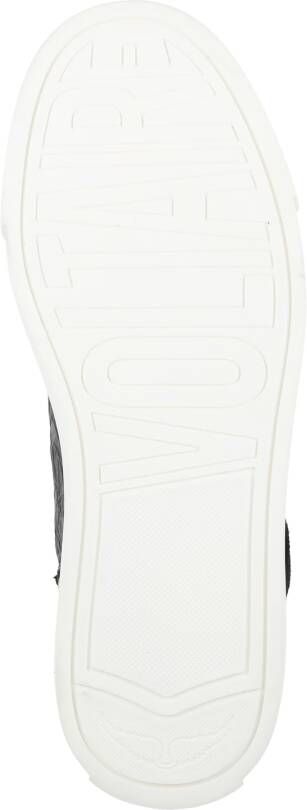Zadig&Voltaire High Flash leren sneakers Zwart - Foto 7