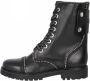 Zadig & Voltaire Boots & laarzen Joe Smooth Cowskin & Studs Pipping in zwart - Thumbnail 3