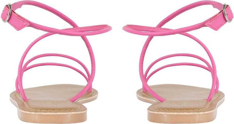 Faina Sandalen met riem beige fuchsia - Foto 4