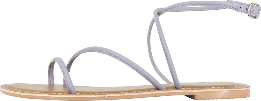 Faina Sandalen met riem beige lavendel