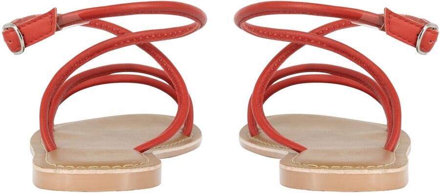 Faina Sandalen met riem beige rood - Foto 5