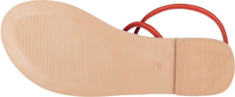 Faina Sandalen met riem beige rood - Foto 6