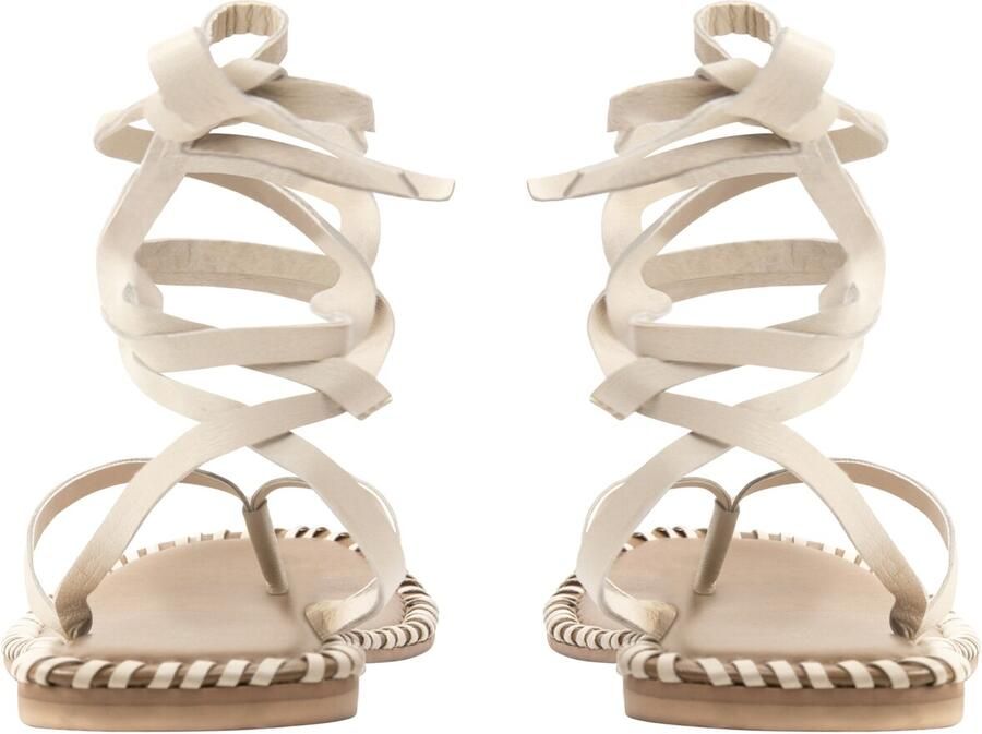 Faina Sandalen met riem crème bruin - Foto 3