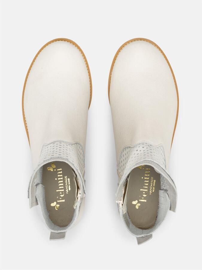 FELMINI Enkellaarsjes 'Clash' lichtgrijs offwhite - Foto 5