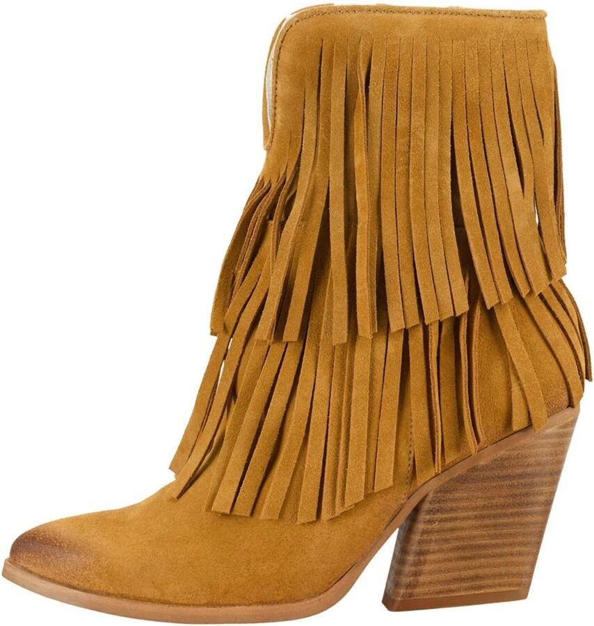 FELMINI Enkellaarsjes 'Monalisa F025' camel