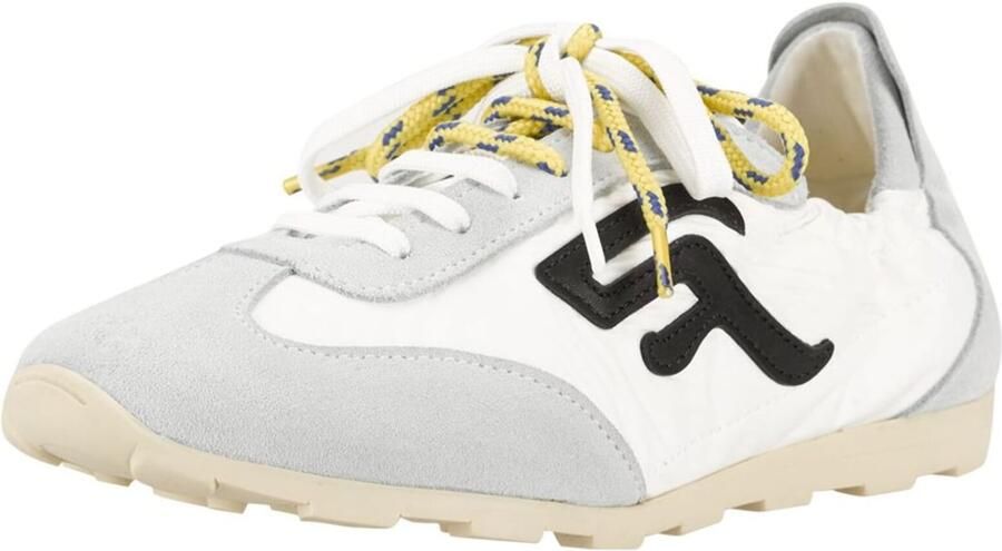FELMINI Sneakers laag lichtgrijs zwart wit