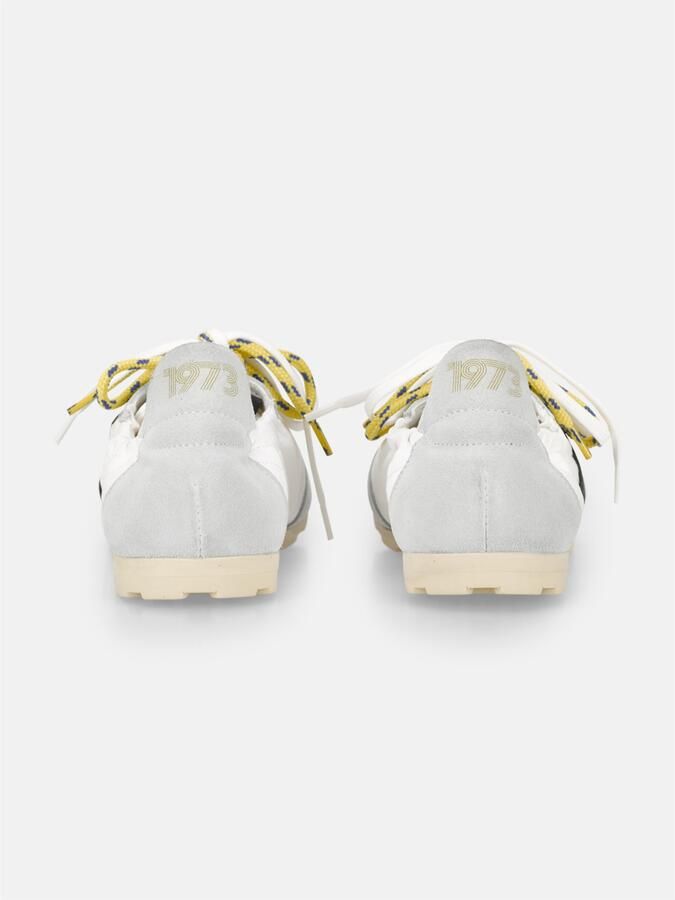 FELMINI Sneakers laag lichtgrijs zwart wit - Foto 4