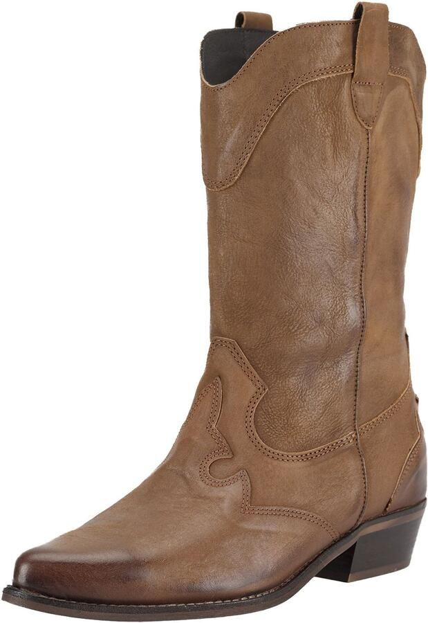 Felmini Wide Fit Cowboylaarzen bruin