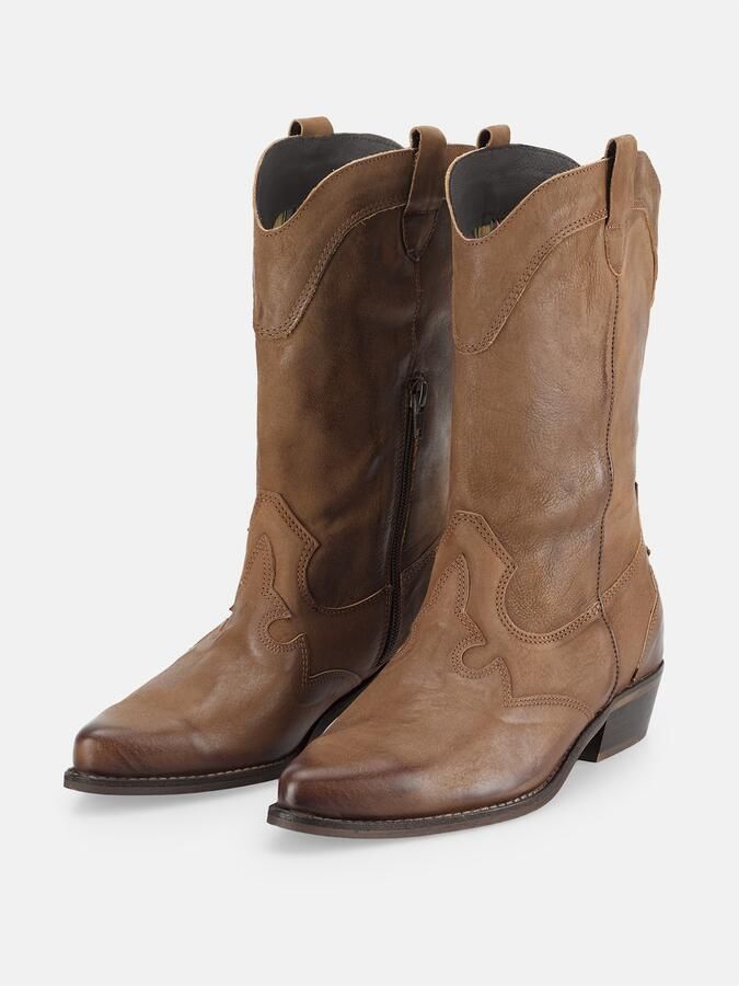 Felmini Wide Fit Cowboylaarzen bruin - Foto 4