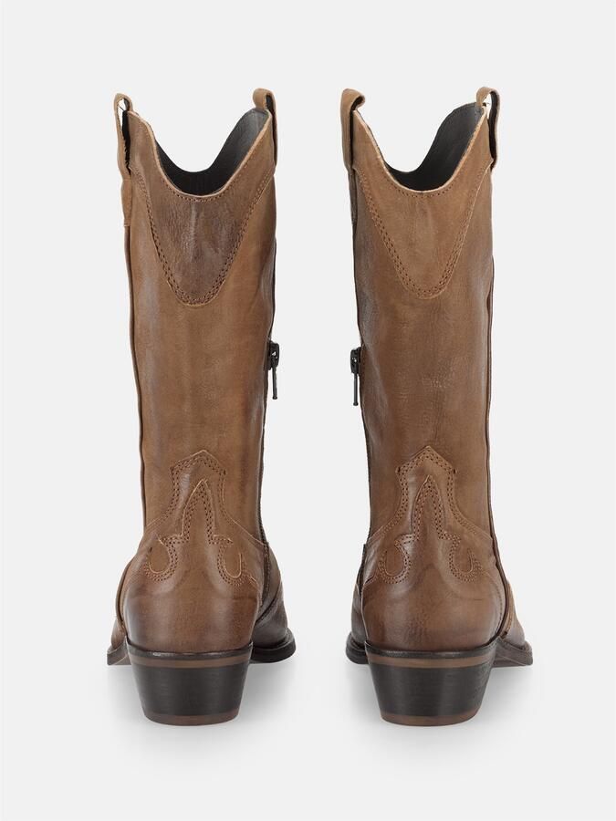 Felmini Wide Fit Cowboylaarzen bruin - Foto 5