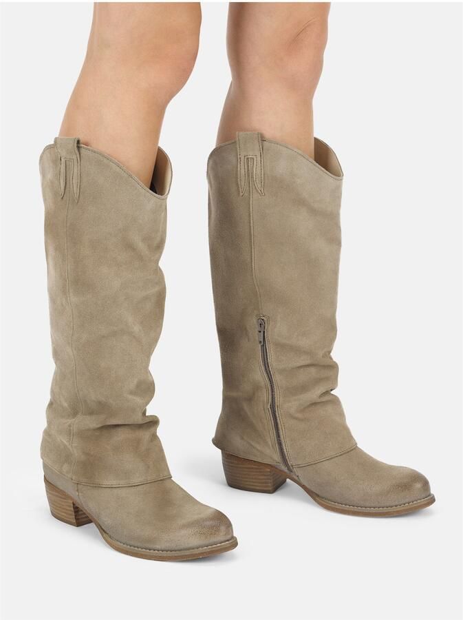 Felmini Wide Fit Cowboylaarzen bruin - Foto 5