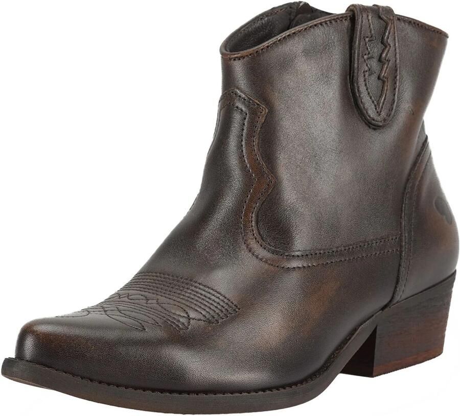 Felmini Wide Fit Cowboylaarzen bruin