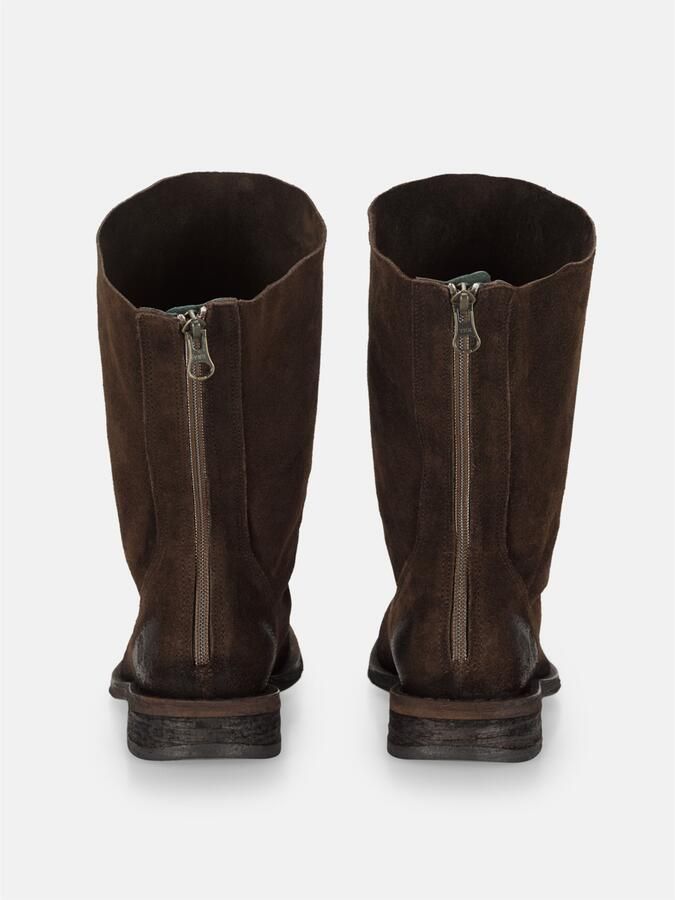 Felmini Wide Fit Enkellaarsjes chocoladebruin - Foto 4