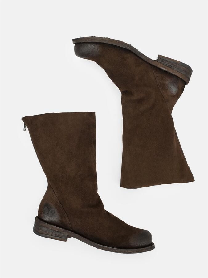 Felmini Wide Fit Enkellaarsjes chocoladebruin - Foto 5