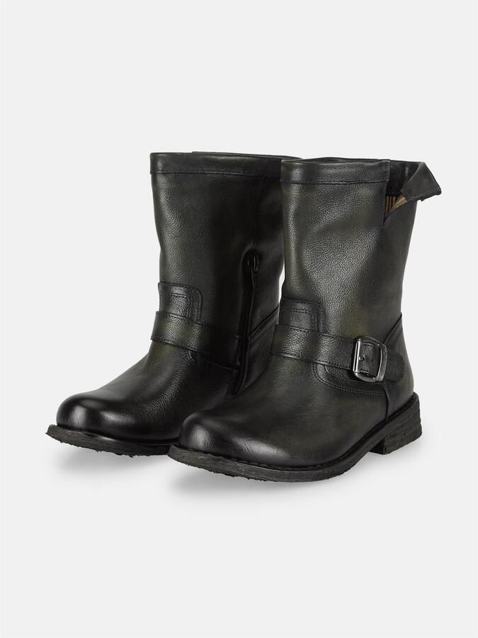 Felmini Wide Fit Enkellaarsjes donkerbruin - Foto 4