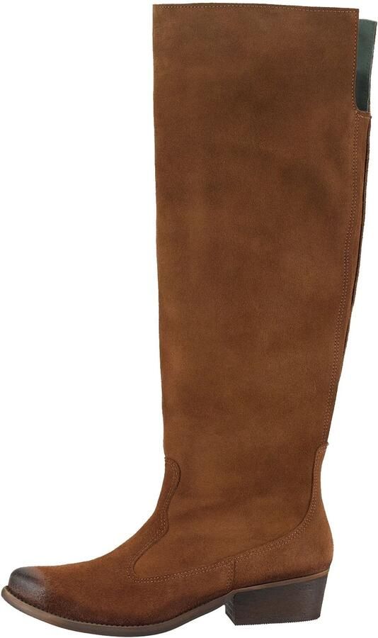 Felmini Wide Fit Laarzen 'West' bruin