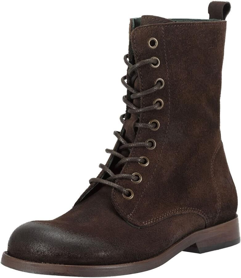 Felmini Wide Fit Veterlaarsjes bruin