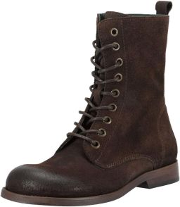 Felmini Wide Fit Veterlaarsjes bruin
