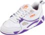 Fila Damen Basketball Sneaker Casim Women White-Electric Purple - Thumbnail 2