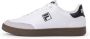 Fila COURTBAY Herensneakers Vrijetijdsschoenen Trainers FFM0365 Wit - Thumbnail 3