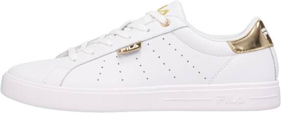 Fila Sportieve witte vetersneakers met gouden details White Dames - Foto 9