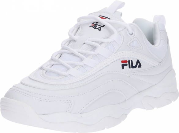 Fila Ray Low Sneakers Dames White - Schoenen.nl