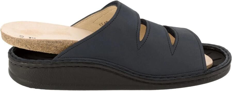 Finn Comfort Muiltjes 'Pantolette n 01508 046046 Echtleder in blau' blauw