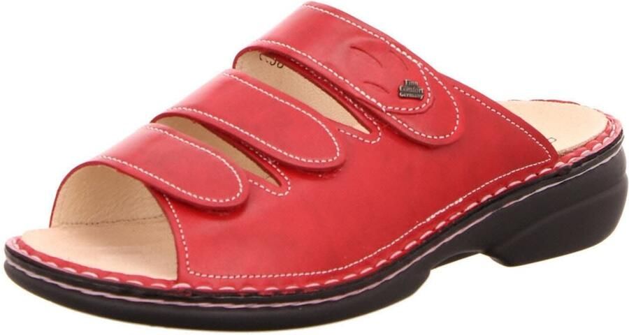 Finn Comfort Muiltjes 'Pantolette Damen 02554 604420 Echtleder in rot' rood - Foto 11