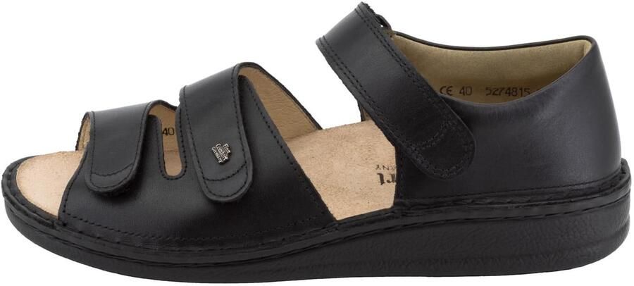 FinnComfort Finn Comfort RIAD 01505-676393 Zwarte heren slippers met klittenband sluiting - Foto 10