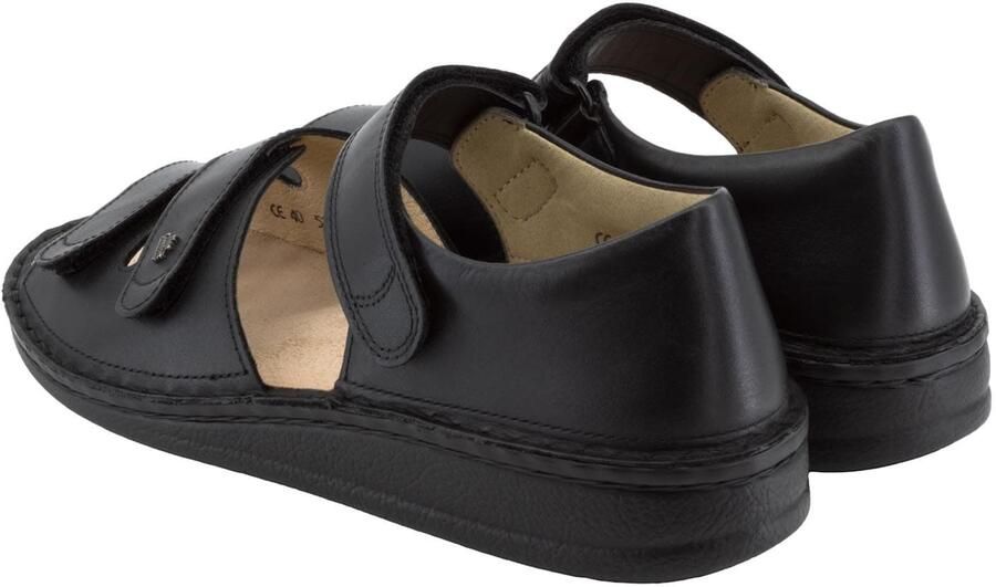 FinnComfort Finn Comfort RIAD 01505-676393 Zwarte heren slippers met klittenband sluiting - Foto 13