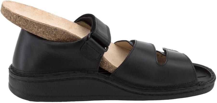FinnComfort Finn Comfort RIAD 01505-676393 Zwarte heren slippers met klittenband sluiting - Foto 14