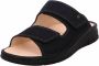 FinnComfort Finn Comfort RAB 01544-049413 Blauwe heren slippers met klittenband sluiting en uitneembaar voetbed - Thumbnail 2