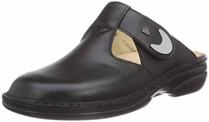 Finn Comfort Donkergrijze Damesklompen